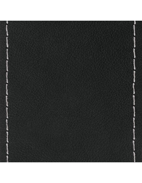 PREMIUM C/VOLANTE PELLE NERO 44-46CM CUCIT.ARGENTO