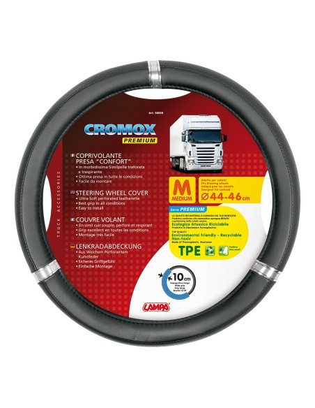-COPRIVOLANTE --CROMOX-- PREMIUM --M-- 44-46 CM-