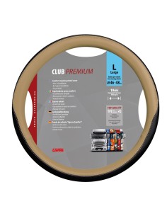 -COPRIVOLANTE --CLUB-- PREMIUM NERO+BEIGE --L-- 46