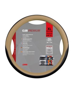 -COPRIVOLANTE --CLUB-- PREMIUM NERO+BEIGE --XL-- 4