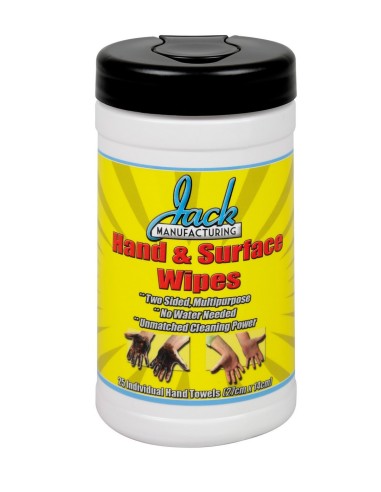 TUBO DA 25 SALVIETTE --JACK-- --HAND & SURFACE---