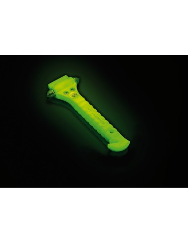 -MARTELLO SALVAVITA --GLOW YELLOW---