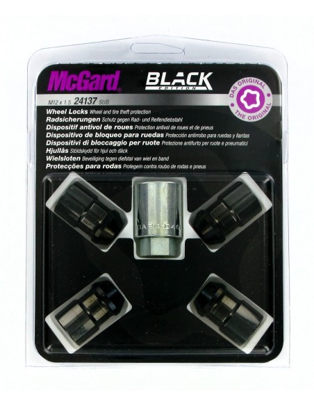 BULLONI ANTIF.MCGARD M12X1,5 BLACK EDITION