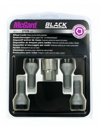 BULLONI ANTIF.MCGARD M12X1,5 BLACK EDITION