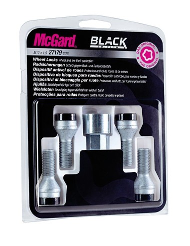 BULLONI ANTIF.MCGARD M12X1,5 BLACK EDITION