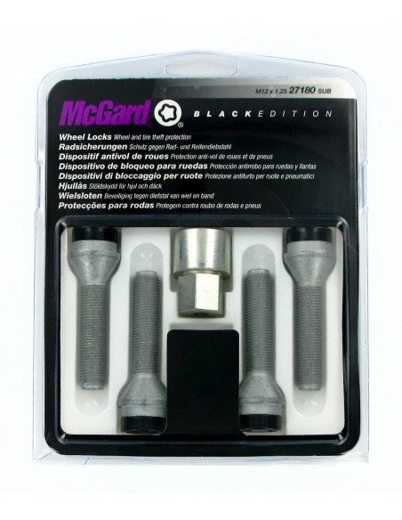 BULLONI ANTIF.MCGARD M12X1,2 BLACK EDITION