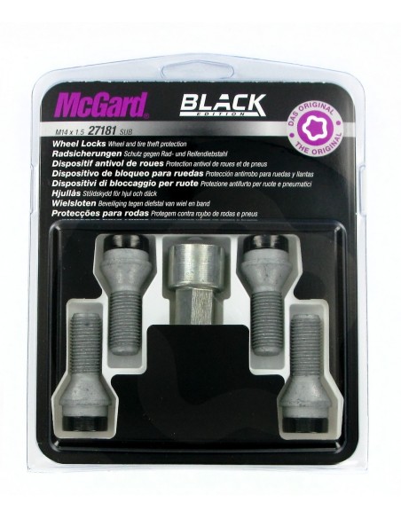 BULLONI ANTIF.MCGARD M14X1,5 BLACK EDITION