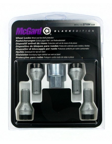 BULLONI ANTIF.MCGARD M14X1,5 BLACK EDITION