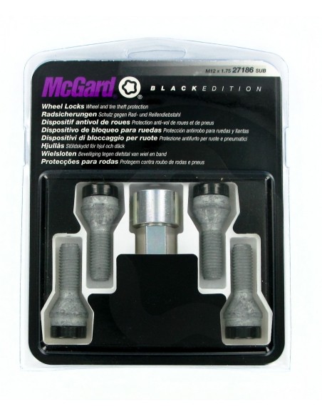 BULLONI ANTIF.MCGARD M12X1,7 BLACK EDITION