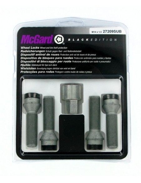 BULLONI ANTIF.MCGARD M14X1,5 BLACK EDITION