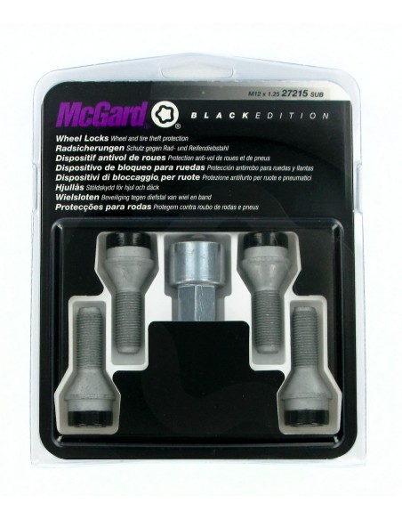 BULLONI ANTIF.MCGARD M12X1,2 BLACK EDITION