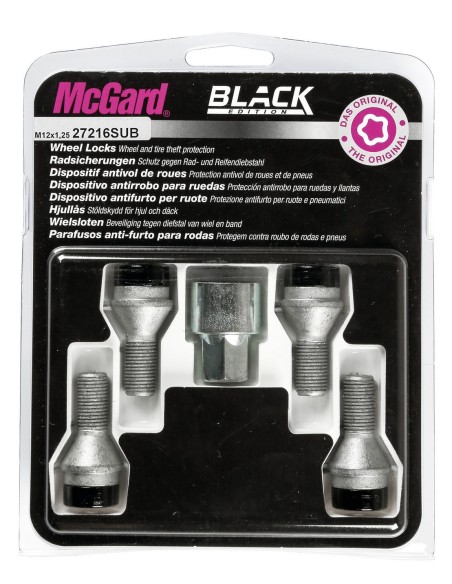 BULLONI ANTIF.MCGARD M12X1,2 BLACK EDITION
