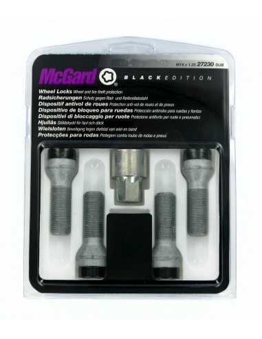 BULLONI ANTIF.MCGARD M14X1,2 BLACK EDITION