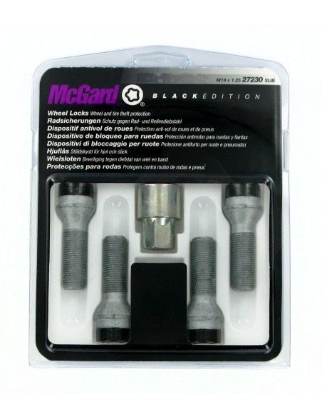 BULLONI ANTIF.MCGARD M14X1,2 BLACK EDITION