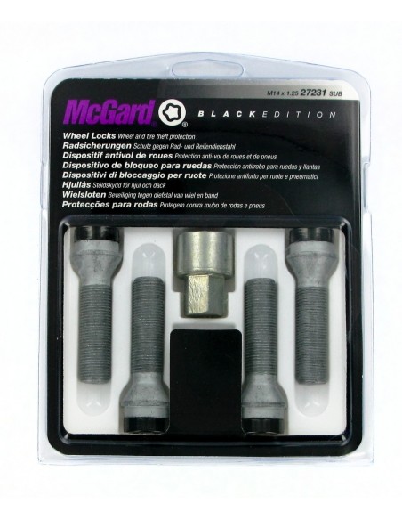 BULLONI ANTIF.MCGARD M14X1,2 BLACK EDITION