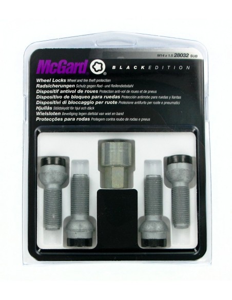 BULLONI ANTIF.MCGARD M14X1,5 BLACK EDITION