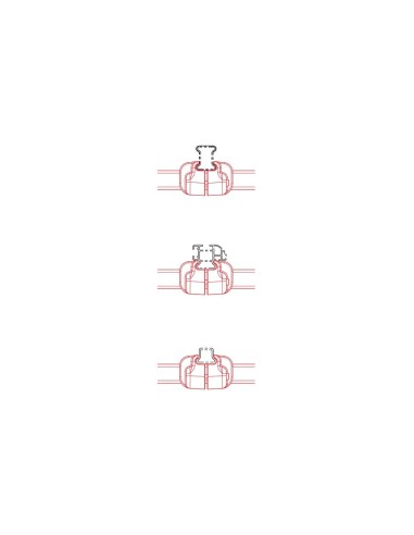 -KIT RULLO + ESTENSORE --U-0-- 64CM BARRE KARGO E