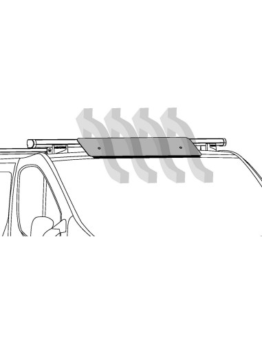 -DEFLETTORE --K-9-- 95CM PER BARRE --KARGO---