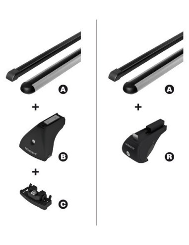 -CP.BARRE P/TUTTO--QUADRA-- --S-- 108CM ACCIAIO-