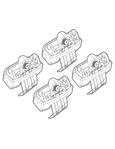 KIT ATT. AUDI A3 3P, 5P SPORTBACK(NO PROFILO)12 in poi ,