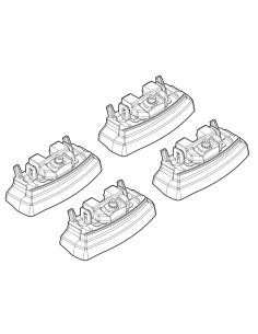 KIT ATTACCHI CITROEN C4 AIRCROSS (NO RAILING) 04/1