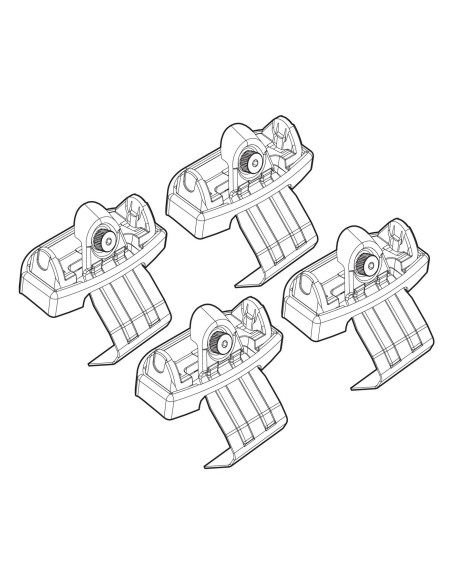 KIT ATTACCHI RENAULT TWINGO, TWINGO AIR TOP 14 in poi