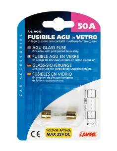 Fusibile AGU in vetro, 12/32V - 50A