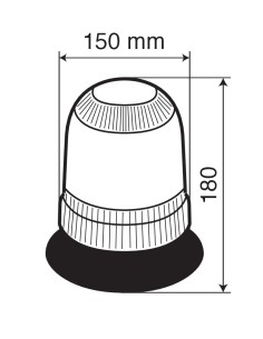 LAMPADINA ROTANTE ALOGENA H3 73024 LAMPA 2