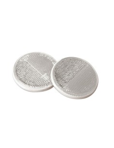 COPPIA CATARINFRANGENTE ROTONDI BIANCHI OMOLOGATI DIAM.65MM 20544 LAMPA