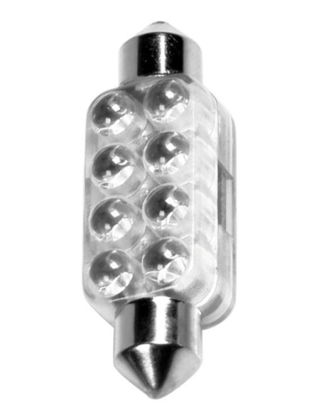 LAMPADINA 10MMX44MM MEGA-BRITE 8 LED BIANCO 58439 LAMPA