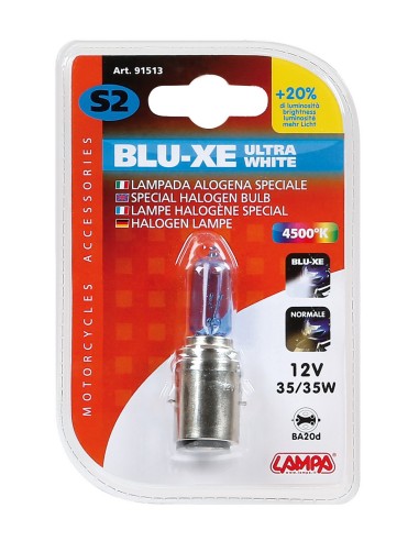 LAMPADINA ALOGENA BLU-XE 12V BA20D 35/35 91513 LAMPA