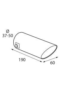 CODINO TERMINALE MARMITTA T-04 ACCIAIO INOX DIAM.37-50MM 60000 LAMPA 2