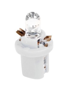 COPPIA LAMPADINA LED C/ZOCCOLO PER CRUSCOTTO, BIANCO 58494 LAMPA