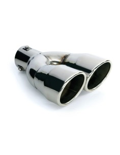 CODINO TERMINALE MARMITTA TS-22 ACCIAIO INOX DIAM.36-48MM 60076 LAMPA