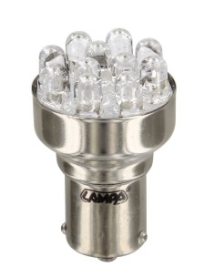 LAMPADINA MULTILED PY21W ARANCIONE ATTACCO BAU15S 58371 LAMPA