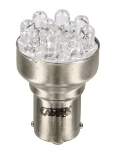 LAMPADINA MULTILED 21W ROSSO A ATTACCO BA15S 58375 LAMPA