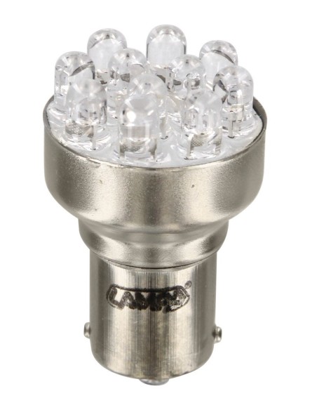 LAMPADINA MULTILED 21W ROSSO A ATTACCO BA15S 58375 LAMPA