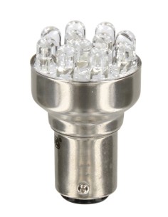 LAMPADINA MULTILED 21/5W ROSSO A ATTACCO BAY15D 58376 LAMPA