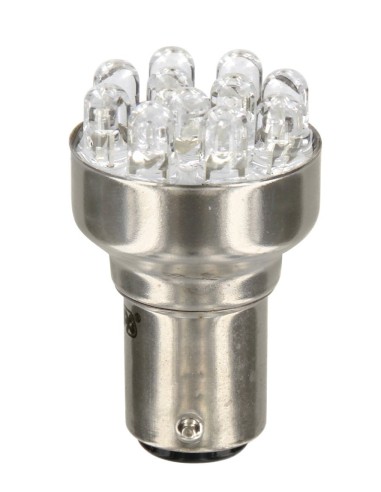 LAMPADINA MULTILED 21/5W ROSSO A ATTACCO BAY15D 58376 LAMPA