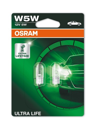CP.LAMPADE W5W 12V 5W ULTRA LIFE W2,1X9,5D BLISTER