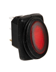 MICRO INTERRUTTORE 12/24V CON LED ROSSO 45535 LAMPA