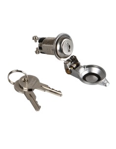 Interruttore a chiave con protezione - 12/24V - 10A