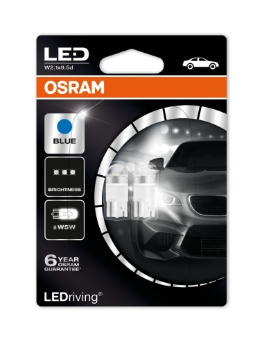 -CP. LAMPADE LEDRIVING W5W 12V 1W 6800K --ICE BLUE