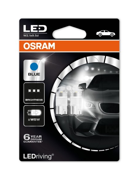 -CP. LAMPADE LEDRIVING W5W 12V 1W 6800K --ICE BLUE