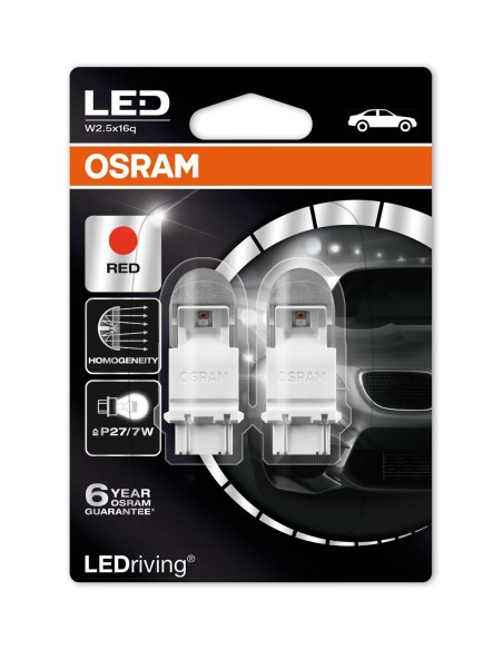 CP.LAMPADE LED PREMIUM P27/7W W2,5X16Q ROSSO
