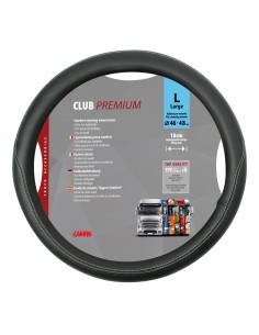 COPRIVOLANTE CLUB PREMIUM NERO+NERO L 46-48 CM 98847 LAMPA