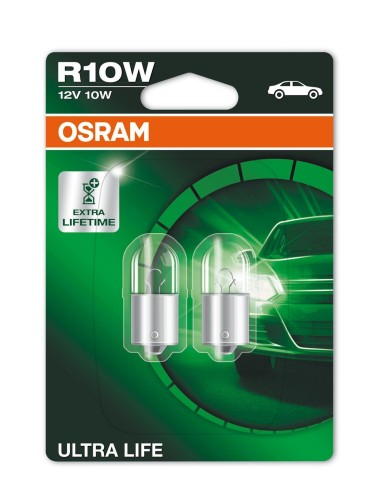 CP.LAMPADE R10W 12V 10W ULTRA LIFE BA15S BLISTER