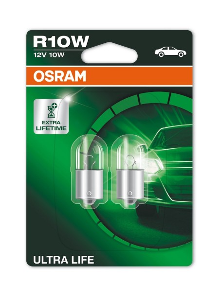 CP.LAMPADE R10W 12V 10W ULTRA LIFE BA15S BLISTER