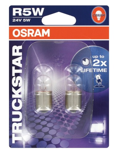 CP.LAMPADE R5W 24V TRUCKSTAR BA15S BLISTER