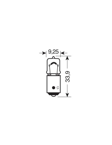 LAMPADINA H6W 12V 6W ORIGINAL LINE BAX9S SFUSA